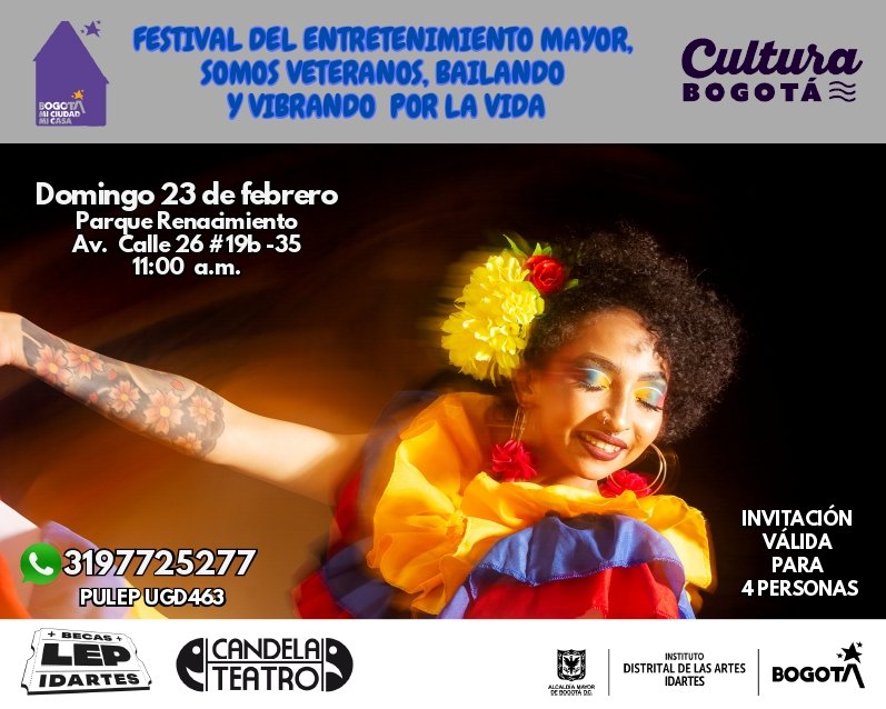 Qué hacer en Bogotá un fin de semana: ¡No te pierdas el Festival del Entretenimiento Mayor!